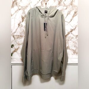 NWT Men’s Plus Size Pullover Drawstring  Performance Hoodie Lt. Green Size 3XL